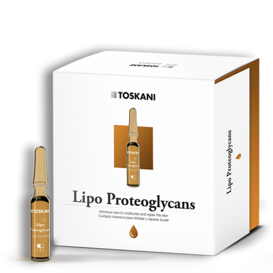 TOSKANI veido ampulės su proteoglikanais ir vitaminais LIPO PROTEOGLYCANS TOPICAL AMPOULE, 15x2 ml 