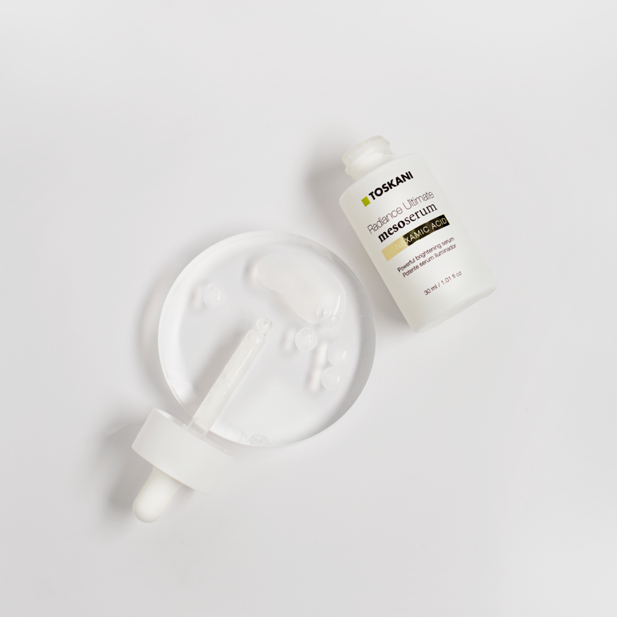 TOSKANI veido serumas su traneksamo rūgštimi RADIANCE ULTIMATE MESOSERUM, 30 ml