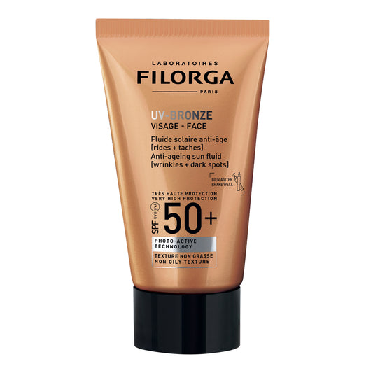 FILORGA veido kremas nuo saulės UV BRONZE FACE SPF 50+, 40 ml