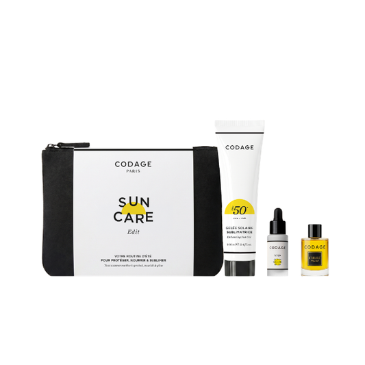 CODAGE vasarinis rinkinys su juodos spalvos kosmetine SUMMER ON YOUR SKIN, 1 vnt.