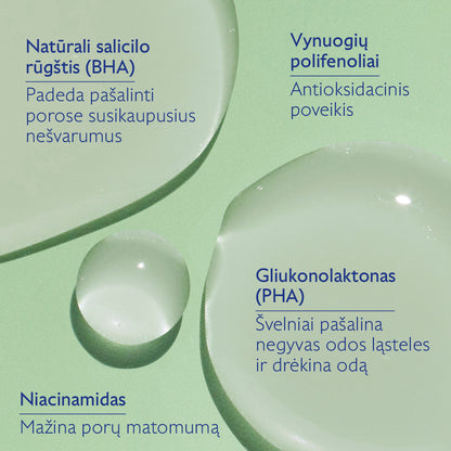 CAUDALIE veido tonikas riebiai odai VINOPURE PURIFYING TONER, 200 ml