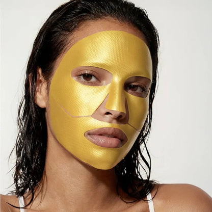 CODAGE Paris lakštinė veido kaukė su aukso dulkėmis Hydrogel Face Mask, 1 vnt.